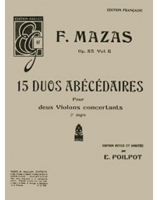 Duos abécédaires (15) Op.85b