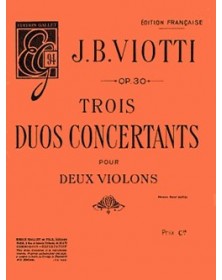 Duos concertants (3) Op.30