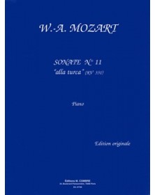 Sonate n°11 KV331 en la maj. ''Alla turca''