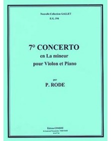 Concerto n°7 en la min.