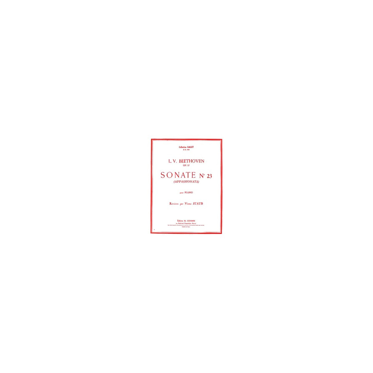 Sonate n°23 Op.57 Appassionata