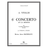 Concerto n°6 en la min. Op.3 Estro Armonico