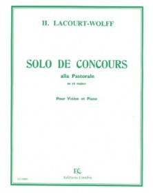 Solo de concours en ré maj. Alla pastorale