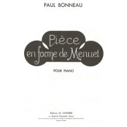 Pièce en forme de menuet