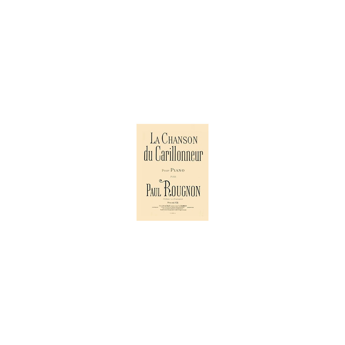 Chanson du carillonneur