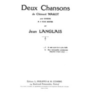 Chansons (2) Je suis aymé de la plus belle
