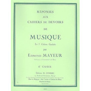 E. Mayeur : Réponses aux devoirs du Cahier 6