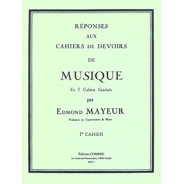 E. Mayeur : Réponses aux devoirs du Cahier 7