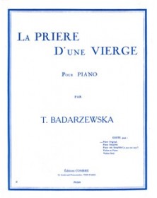 La prière d'une vierge Op.4
