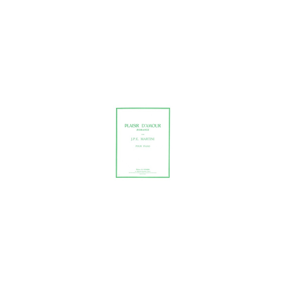 Plaisir d'amour (romance)