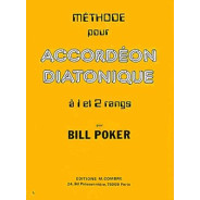 Méthode d'accordéon diatonique à 1 et 2 rangs