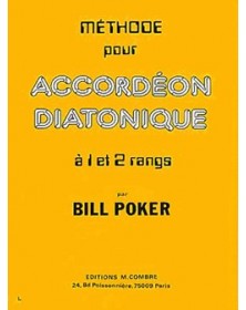 Méthode d'accordéon diatonique à 1 et 2 rangs