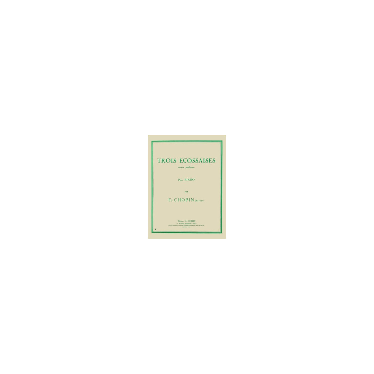 Ecossaises (3) Op.72 n°3
