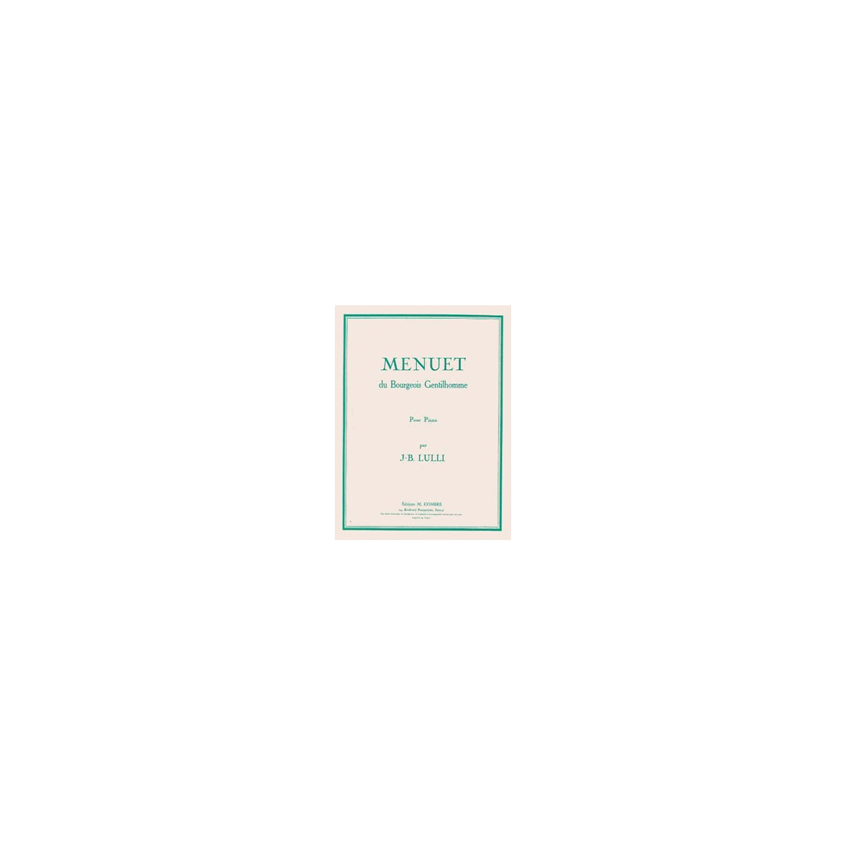 Menuet du Bourgeois Gentilhomme