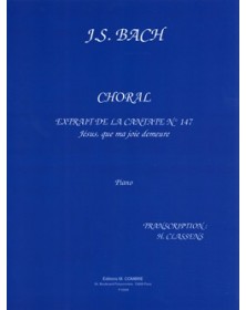 Choral Jésus que ma joie demeure extr. Cantate 147