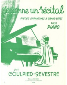 Je donne un récital