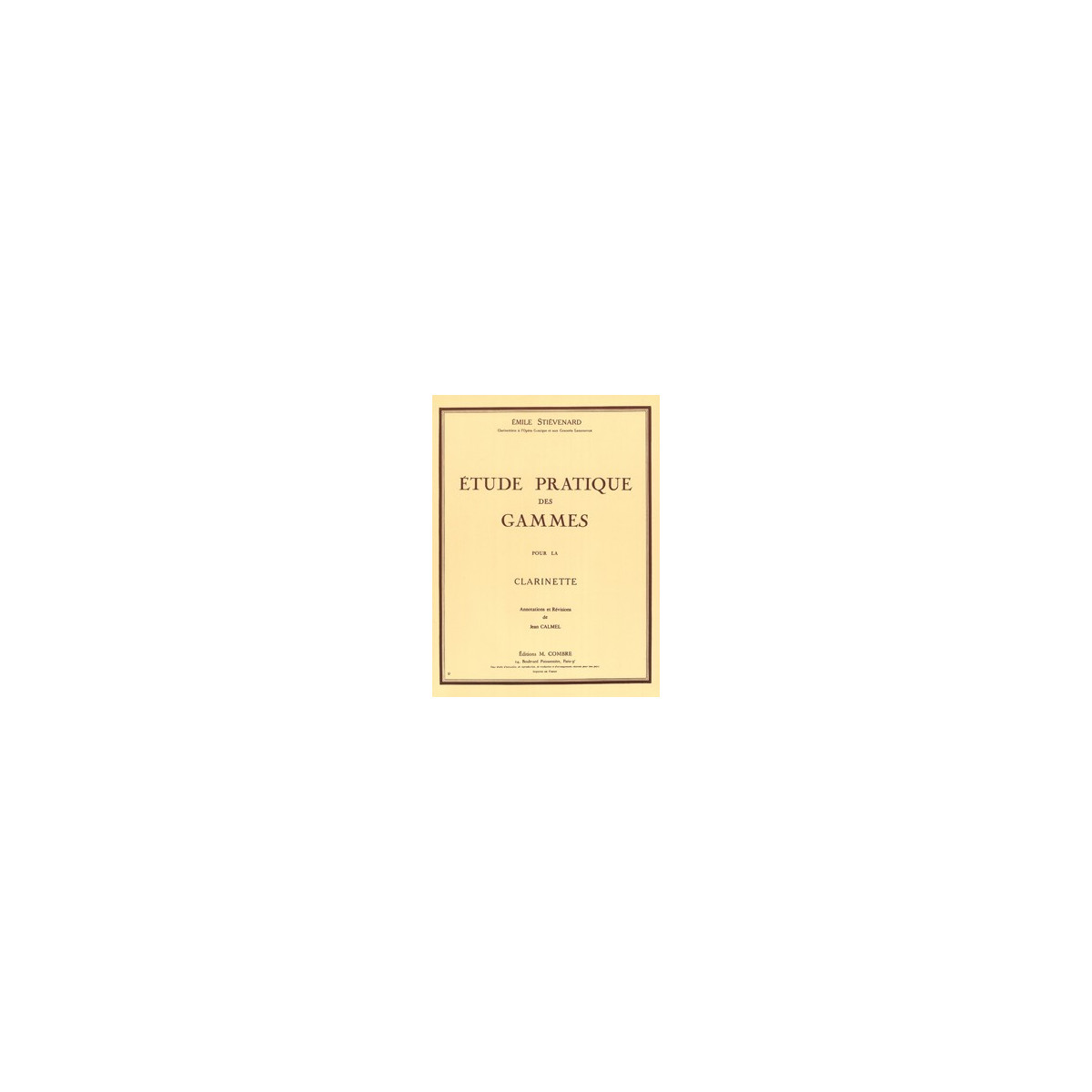 Etude pratique des gammes