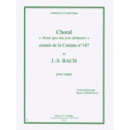 Choral Jésus que ma joie demeure extr. Cantate 147