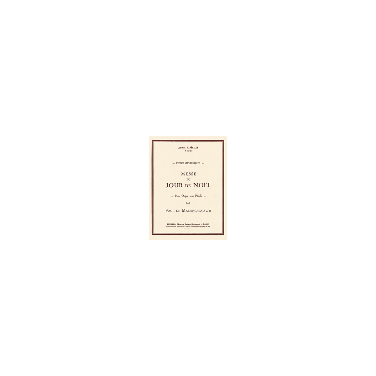 Messe du jour de Noël Op.30