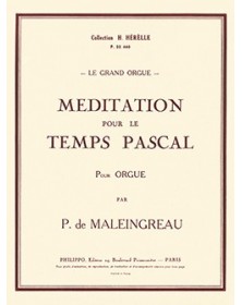 Méditation pour le temps Pascal Op.35