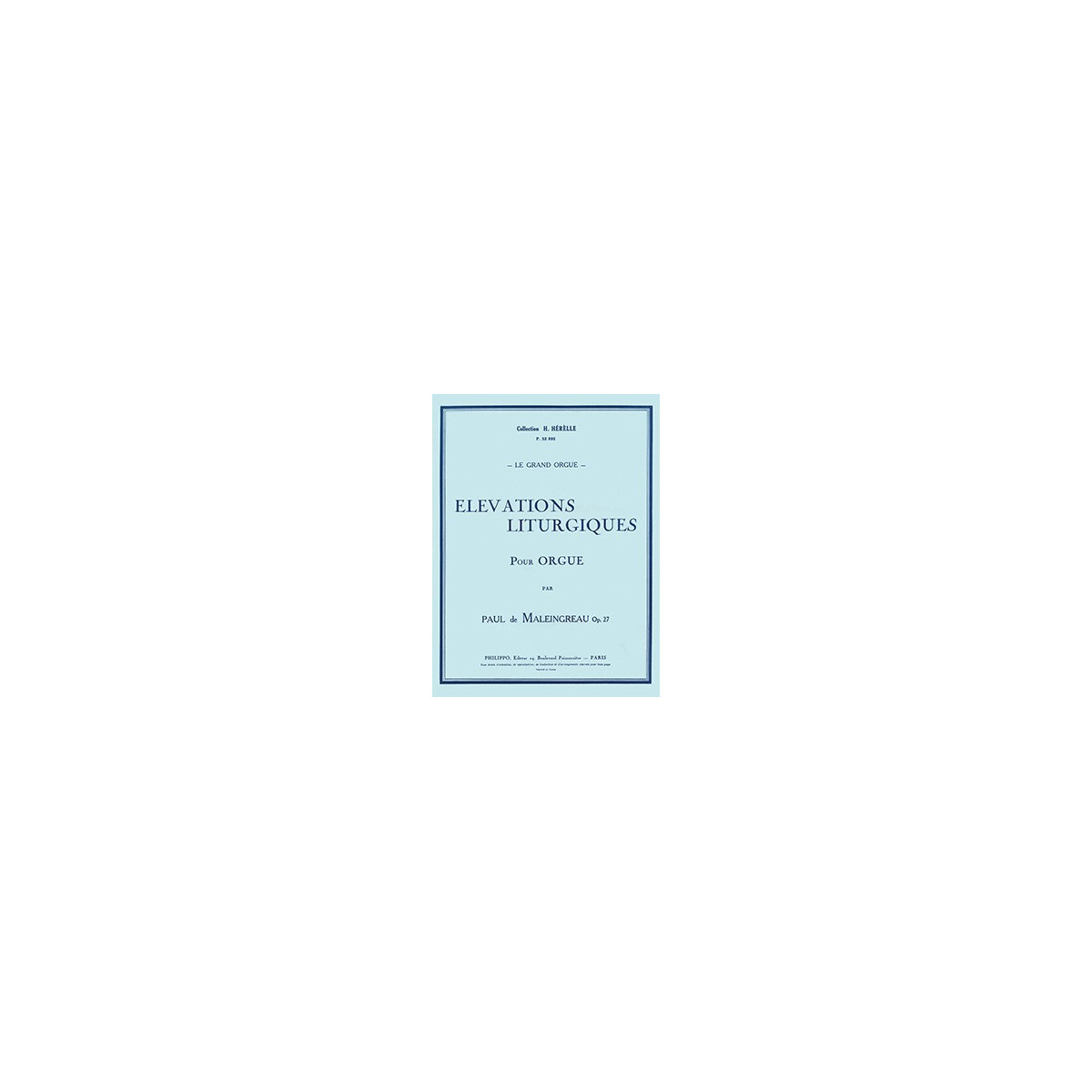 Elévations liturgiques op.27