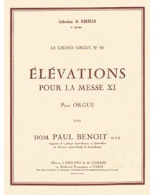 Elévations pour la Messe XI...