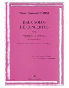 Solos de concertos (2) en sol maj. et sib maj.