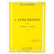 Concertino n°3 - Violon et Piano - Henry Classens