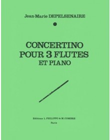 Concertino pour 3 flûtes et...