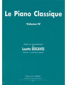 L. Descaves : Le Piano classique Vol. 4
