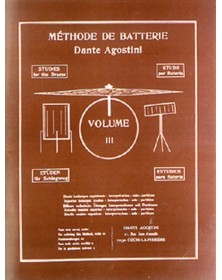Dante Agostini : Méthode de Batterie - Volume 3 Etude Technique Supérieure