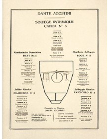 Dante Agostini : Solfège rythmique - Volume 5