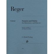 Max Reger : Sonates et oeuvres diverses Pour Clarinette et Piano  - Henle Verlag