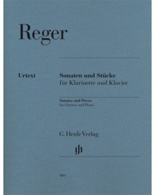 Max Reger : Sonates et oeuvres diverses Pour Clarinette et Piano  - Henle Verlag