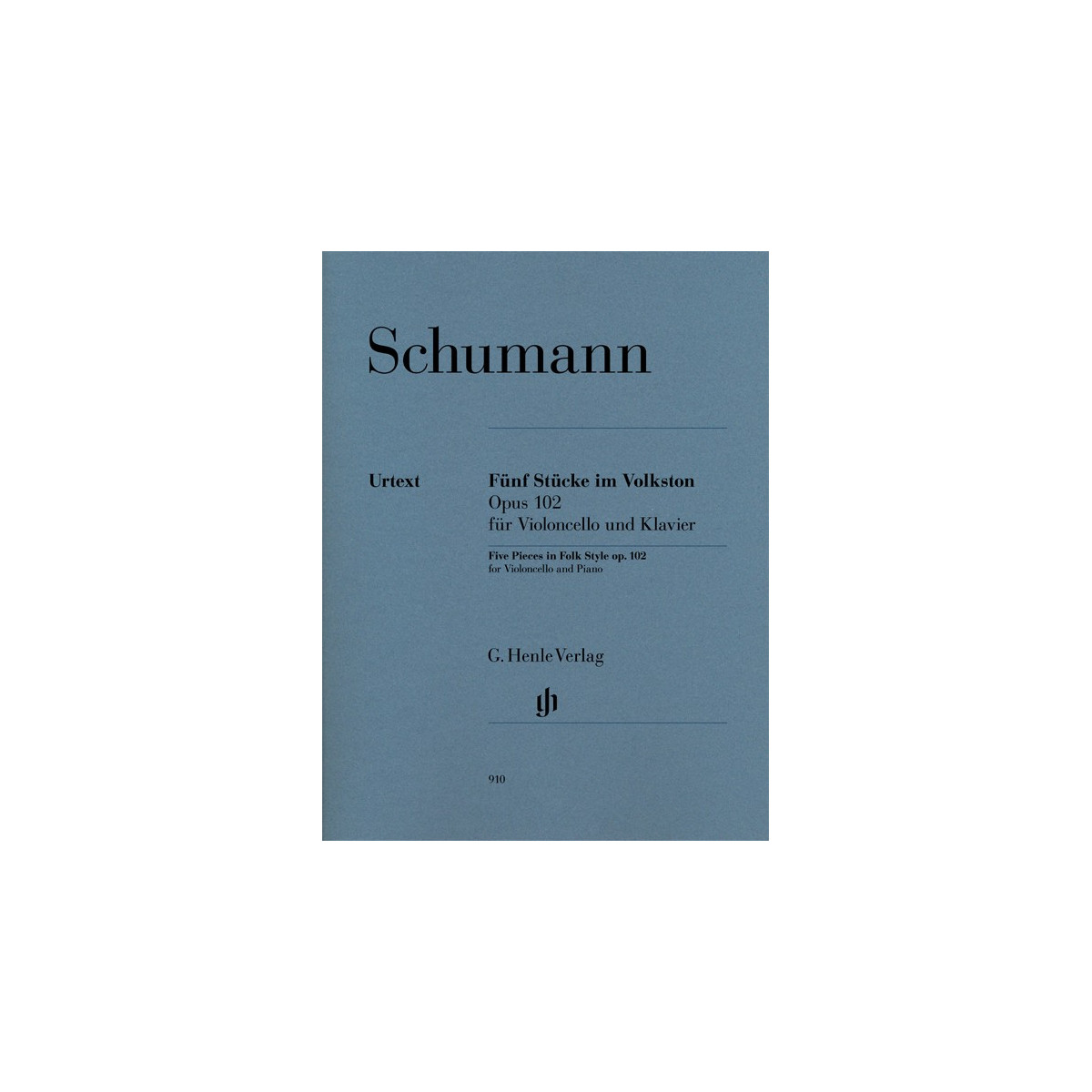 Five Pieces In Folk Style Op.102 - Cello Version