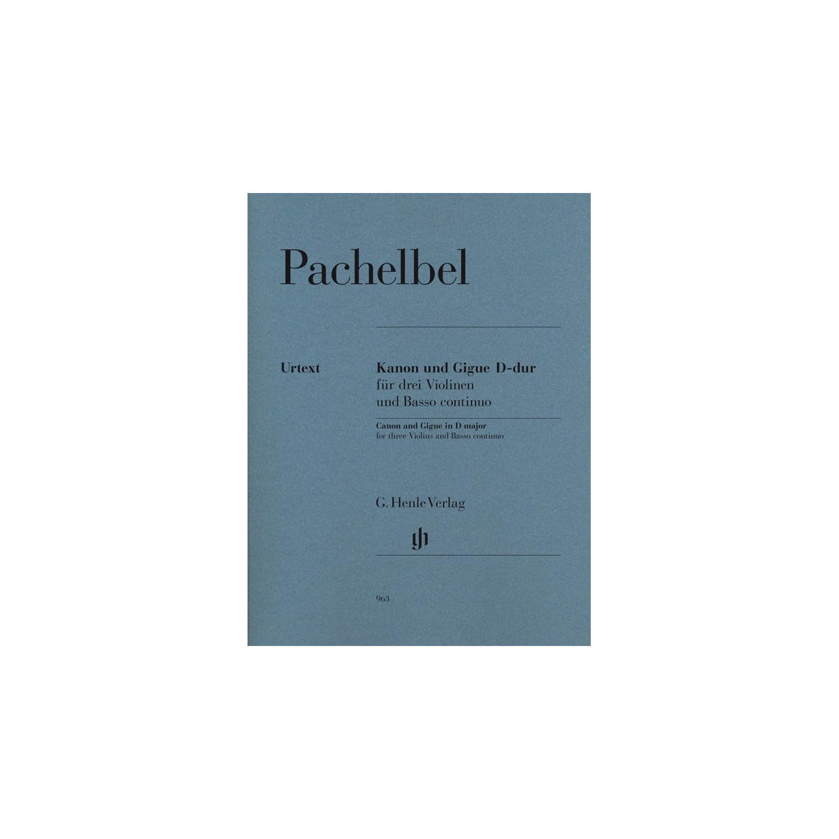 Pachelbel : Canon et Gigue en Ré Majeur  pour 3 Violons et BC