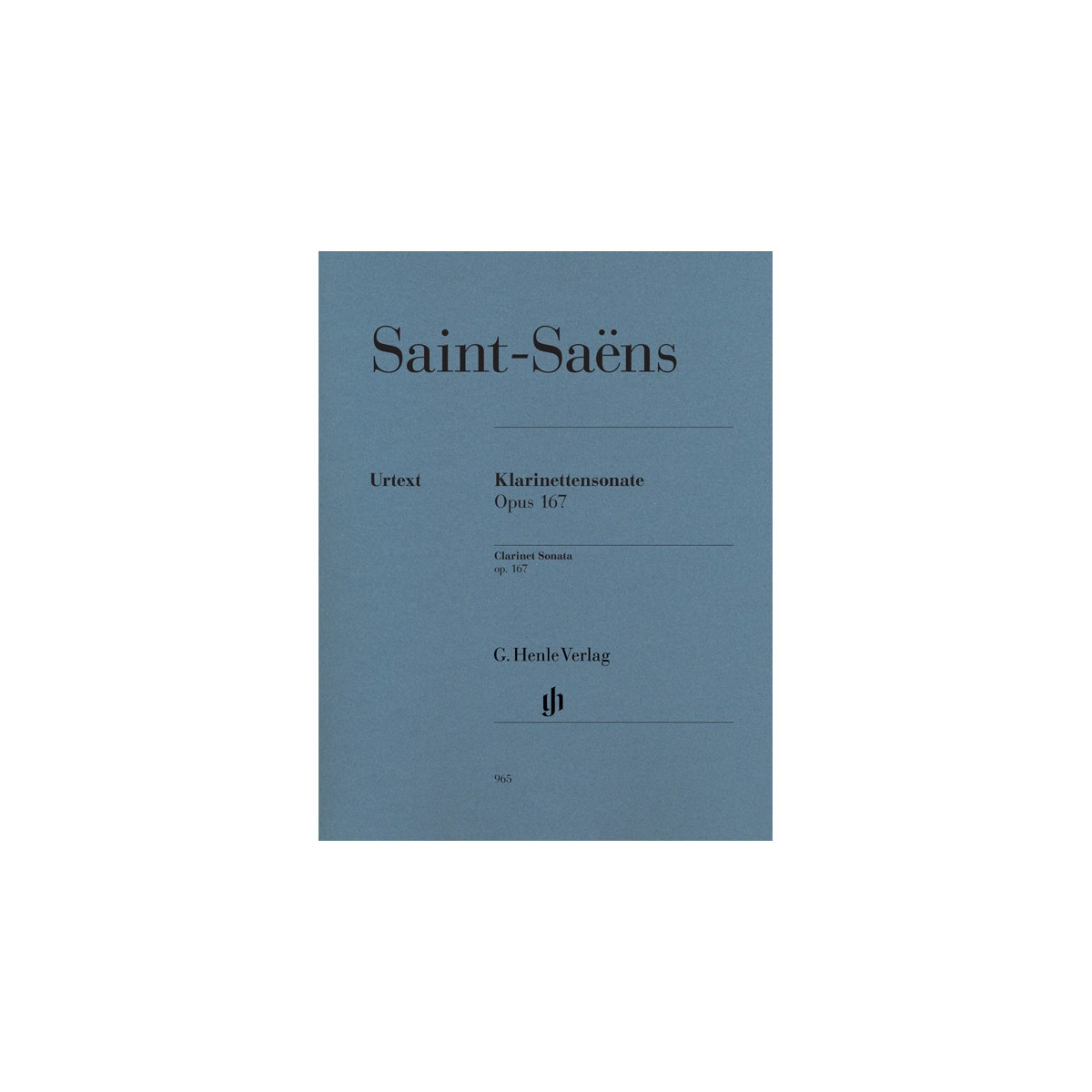 Saint-Saëns : Sonate pour Clarinette op. 167