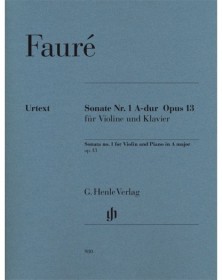 Fauré : Sonate pour violon...
