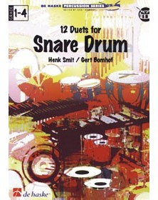 12 Duets for Snare Drum - Henk Smit et Gert Bomhof - De Haske