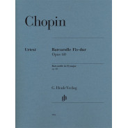 Chopin : Barcarolle en fa dièse majeur Opus 60