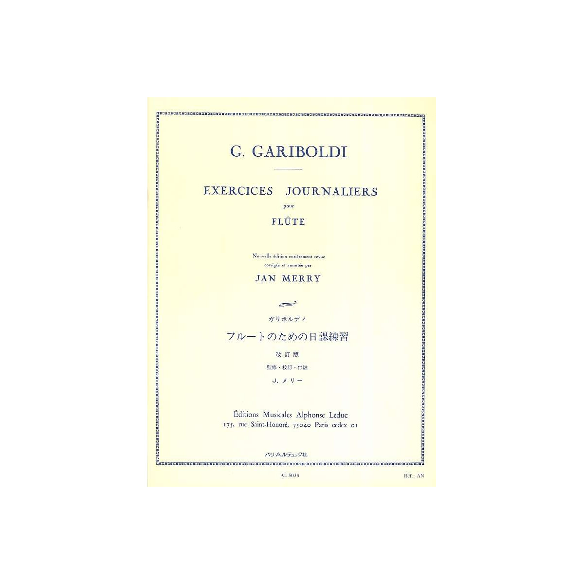 Giuseppe Gariboldi : Exercices Journaliers Op. 89