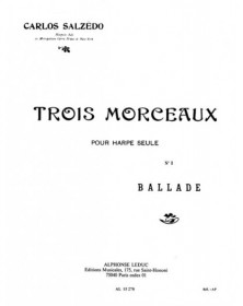 3 Morceaux No1 Ballade Harp