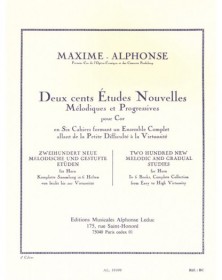 200 Etudes nouvelles mélodiques et progressives Vol. 5 - Maxime Alphonse