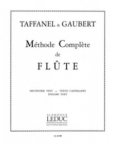 Méthode Complète de Flûte Vol. 1 + Vol. 2 - Taffanel Gaubert