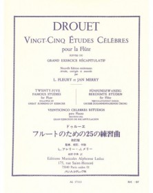 Louis Drouët : Vingt-cinq (25) Etudes célèbres