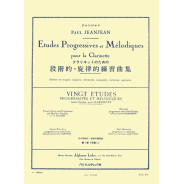 Paul Jeanjean : 20 Etudes Progressives et Mélodiques Vol. 1