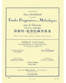 Paul Jeanjean : 20 Etudes Progressives et Mélodiques Vol. 1