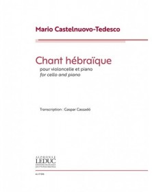 Chant Hébraïque For Cello...