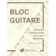Bloc Guitare - Tablatures Grilles et Chord Boxes