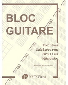 Bloc Guitare - Tablatures Grilles et Chord Boxes